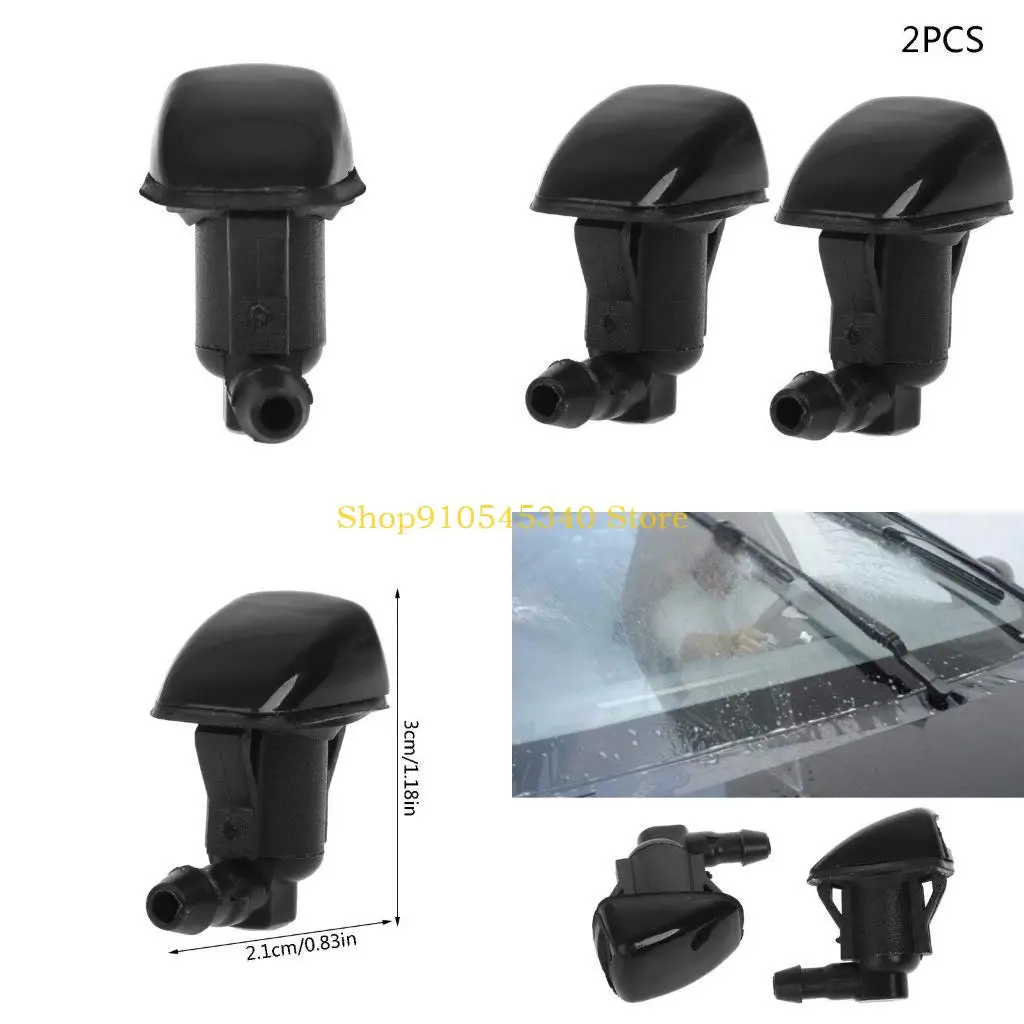 

U2JA 2 шт. износостойкие автомобильные насадки для стеклоочистителей распылитель ветрового стекла на 2007 2008 годы