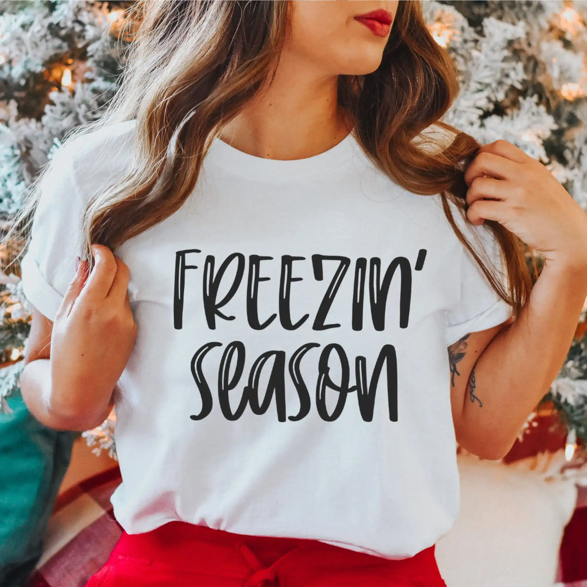 Freezing Season T Shirt Literally Yes I'M Cold Me Winter Always For Person