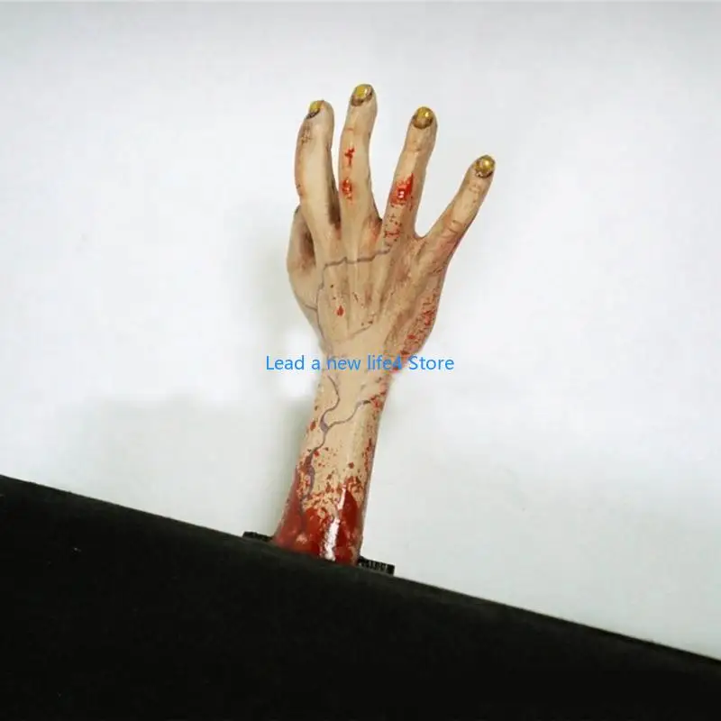 Y55E 2PCS Halloween Horror Hand Landmark