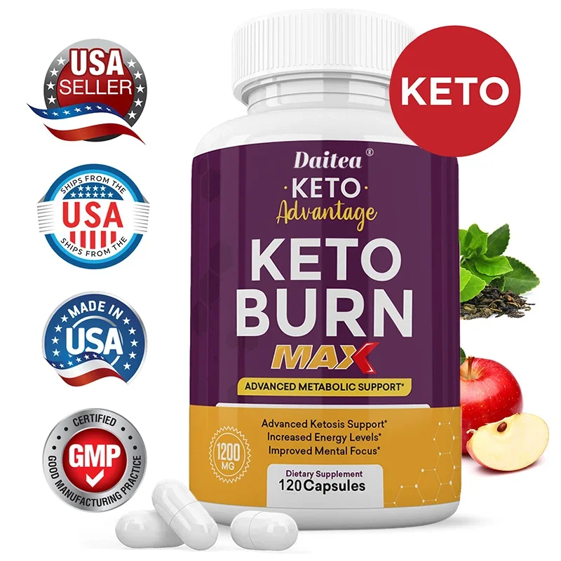 Fat Burning Weight Loss Keto Capsules - Metabolism, Healthy Weight Management, Appetite Suppression, Energy, Muscle Mass