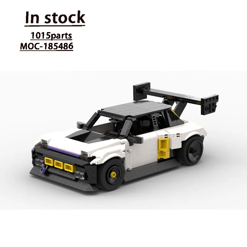 

MOC-185486 City Classic Iconic Racing Car Building Blocks Model, 1015 Parts, Boys' Children's Birthday and Christmas Toy Gift