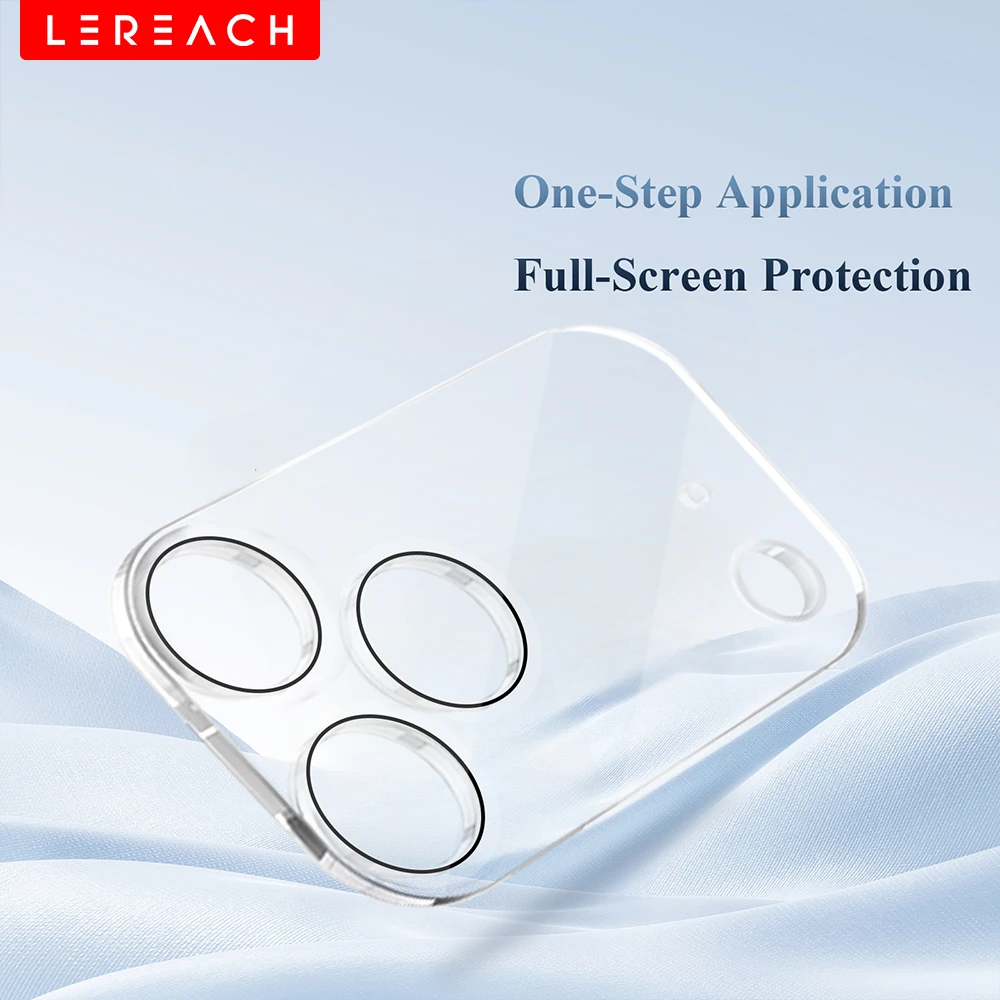 Lereach Tempered Glass Camera Lens Protector for iPhone 17 Pro Max / Air / 17 Pro Scratch Resistant High Transparency