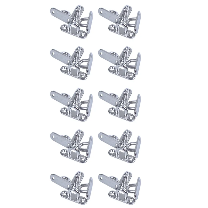 YWDZ-40szt. 5mm 304 Stal Nierdzewna Podłużna Podkładka Oko Płytka Staple Ring Hook