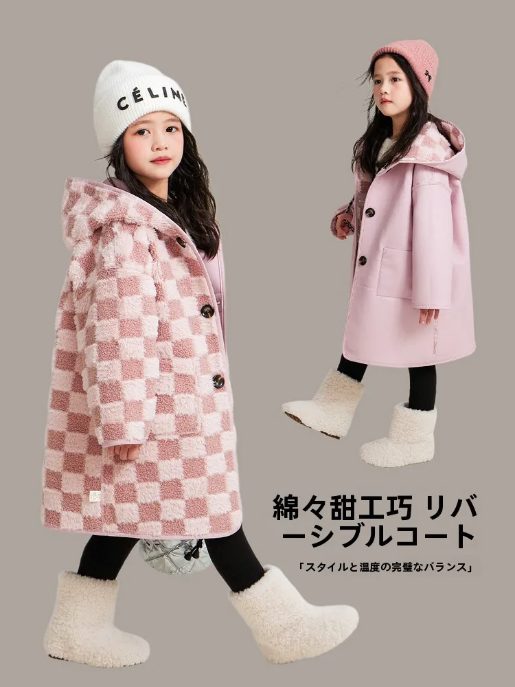 double-sided-wear-thiened-coat-for-girls-tt-little-elephant-autumn-winter-clothes-new-sle-children's-top-winter-outfit-fo