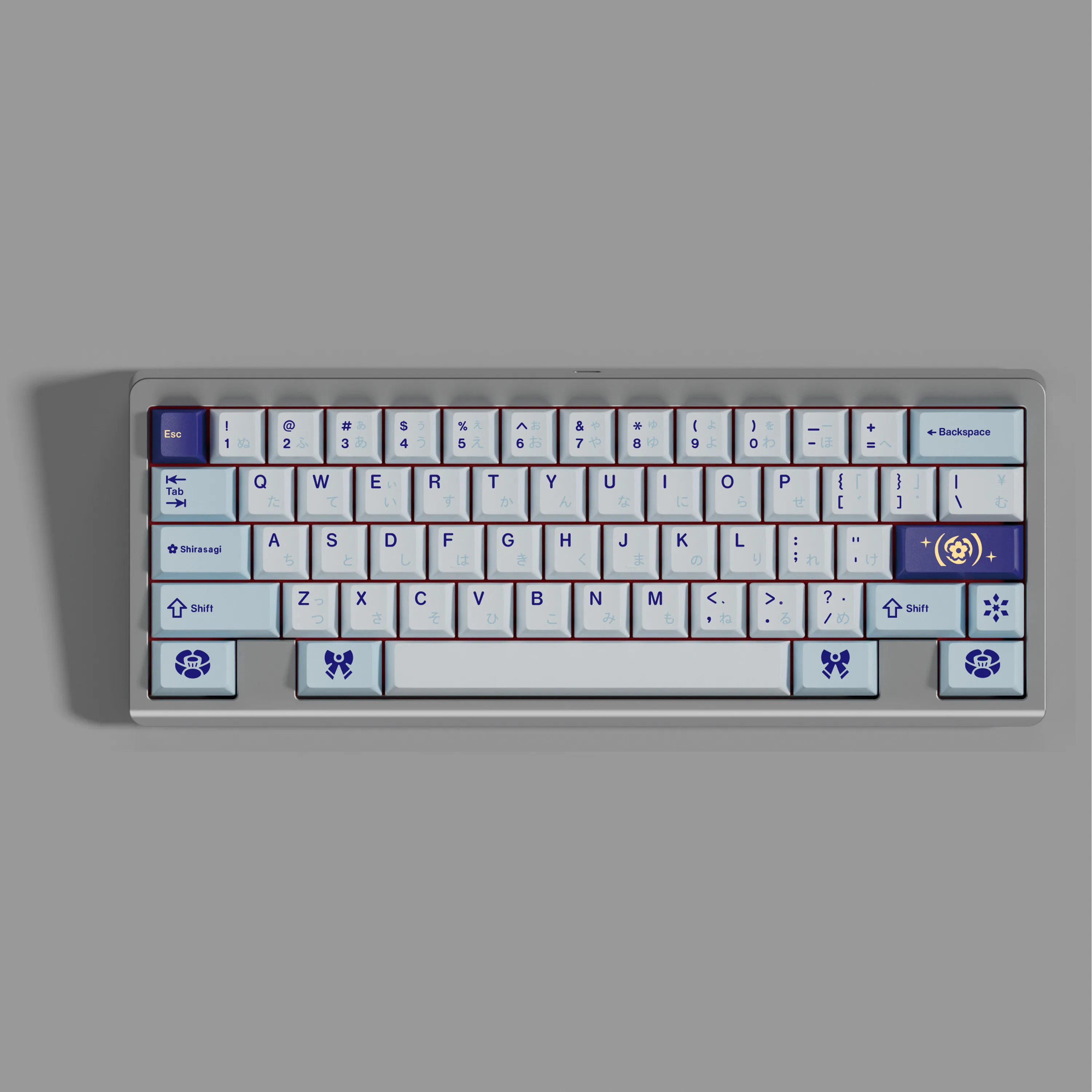 PBT Dye Subbe Keycap Cherry Profile Lightproof Key Caps Clone KKB Egrets KeycapsFor MX Keyboard ALICE ISO 66 40 Layout Double B