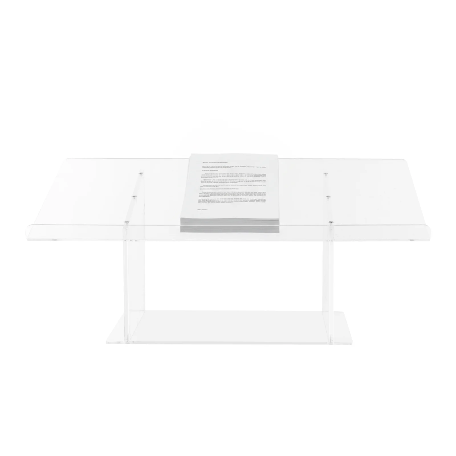 

Acrylic Tabletop Podium, Tabletop Podium Stand, Clear Podium Stand for Weddings, Classroom, Conference, Churches 0.2in/0.31in