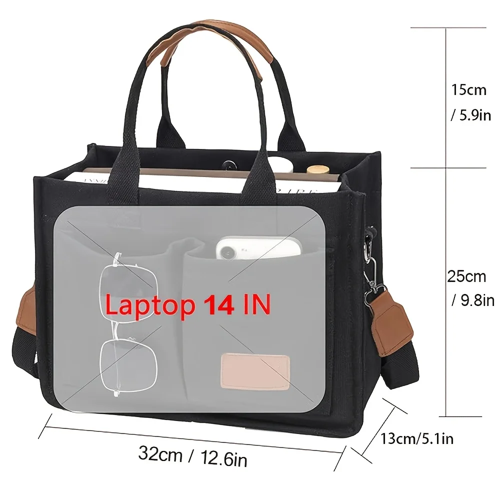 Women's Nurse & Teacher Work Tote Bag with Crossbody Purse, Multi- Satchel Handbag Suitable for Travel, College, Essentials view 5