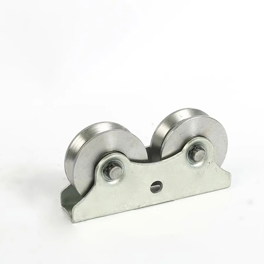 50mm Sliding Door Courtyard Track Roller Gate V Pulley Window Wire Rope Double Wheel - view 5