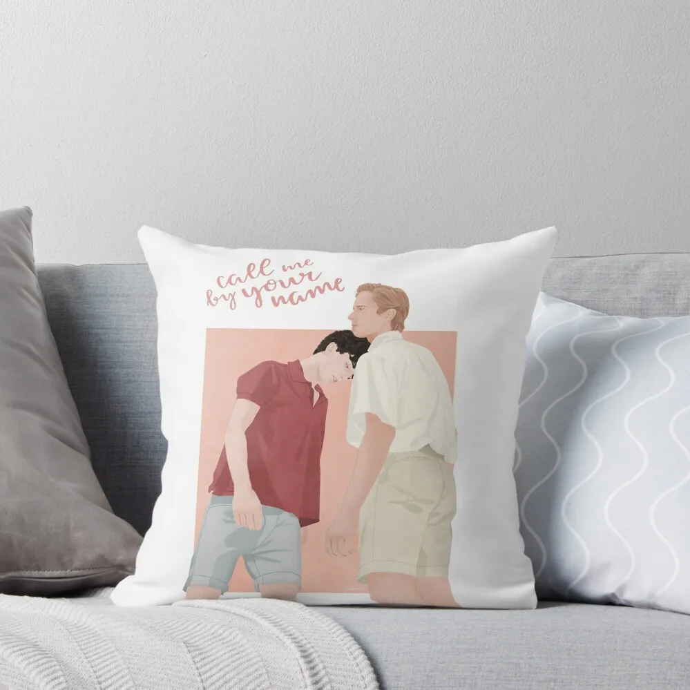 Call me by your name CMBYN Throw Pillow Custom Cushion Pillow Decor pillow