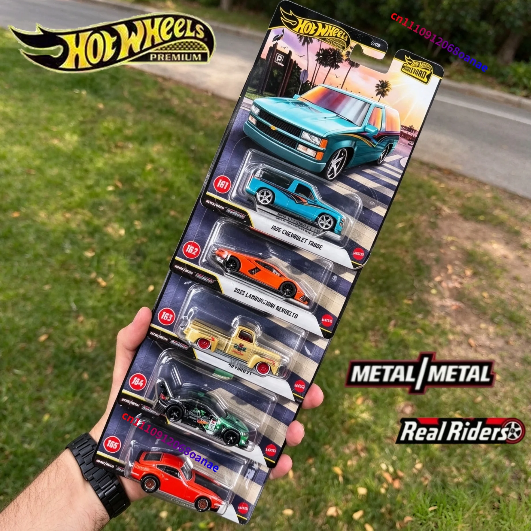 GJT68 Hot Wheels Premium Series Boulevard BMW M3 GT2 Lamborghini Revuelto Ford F1 Vehicle Diecast Car Model Collection For Fans
