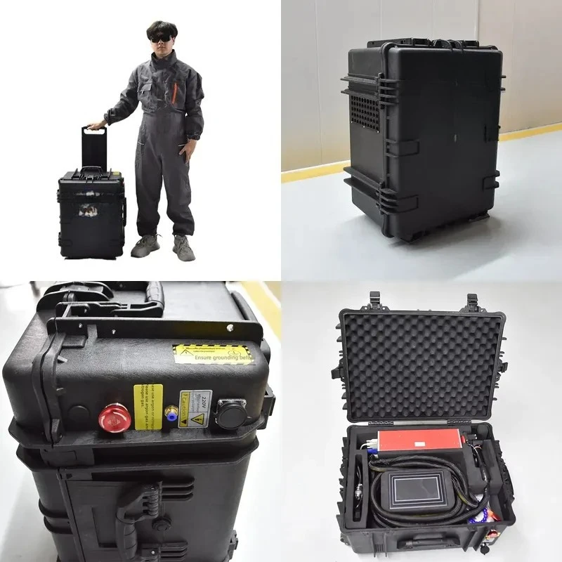 Fiber Pulse Cleaning Machine for 200W 300W 500W 100W Stone Metal and Graffiti Cleaning