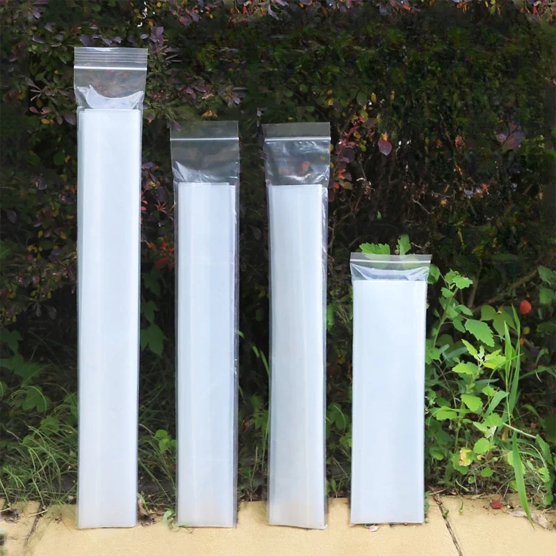 

Multiple Sizes of Slim Strip Self Sealing Bags Food Grade Remote Control Phone Sealed Pocket Transparent PE Packing Storage Bag