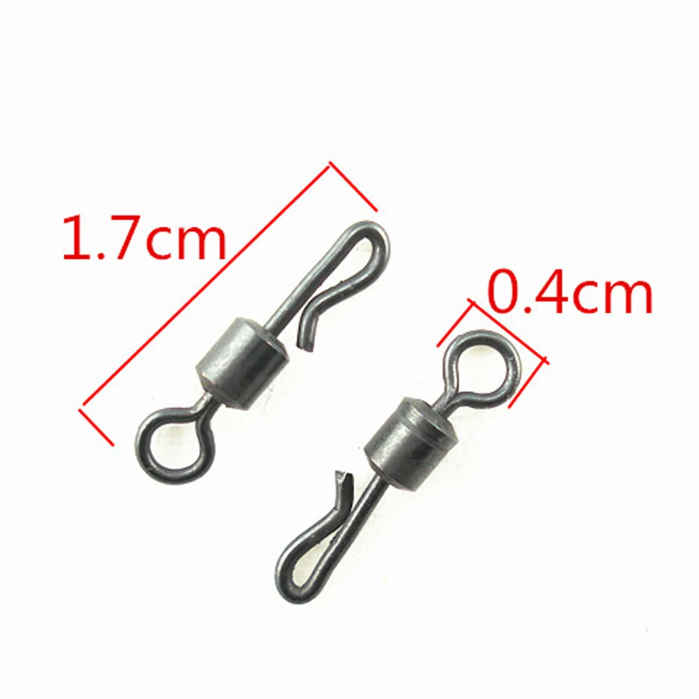 Fishing Connector Terminal Tackle Swivel Fishing Connector Q-Shaped Quick Change Carp Fishing Accessories