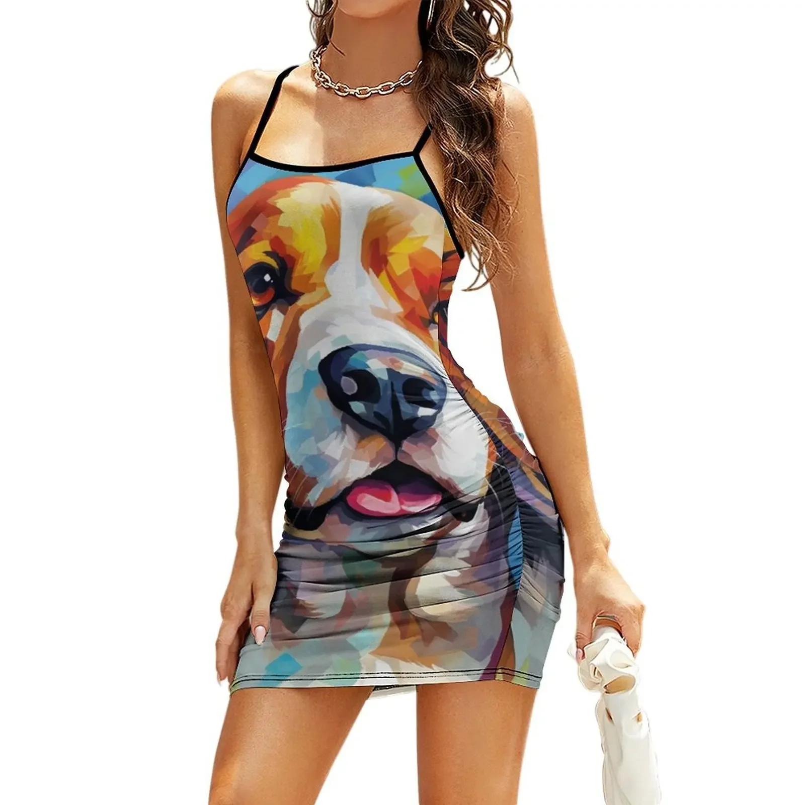 

A Beagle World Sling Dress Women's summer dresses Women's summer suit women's evening dresses Dress