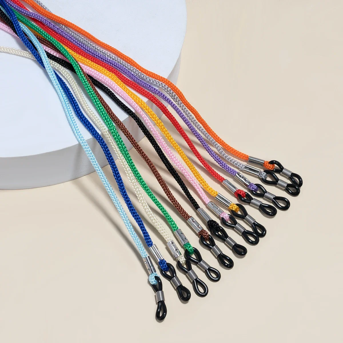 

5ps Adjustable Glasses Strap Holder Anti Slip Glasses Cord Rope, Sports Sunglasses Chain Lanyard Eyewear Retainer Women Men