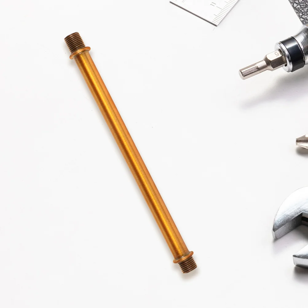 

2Pcs Wall Lamp Connecting Pipes M10 Threaded Double-Ended Straight Metal Rods for Table Lamp DIY Lighting Fixture Extension