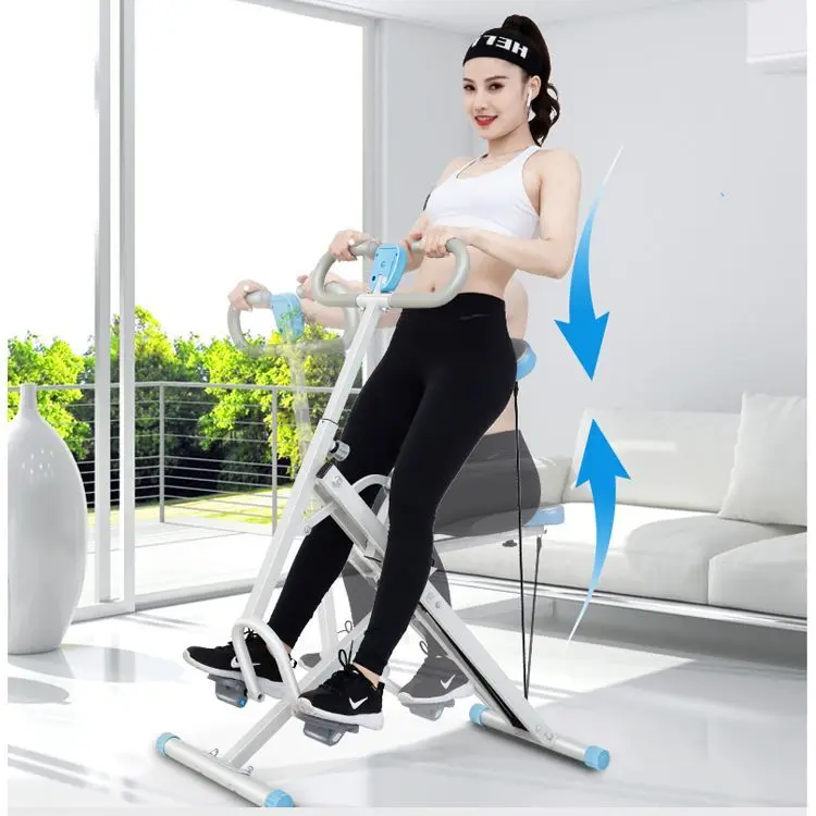 Foldable Horse Riding Machine Indoor Home Gym Fitness Equipment For Adults Full Body Cardio Workout Leg Waist Exercise Trainer