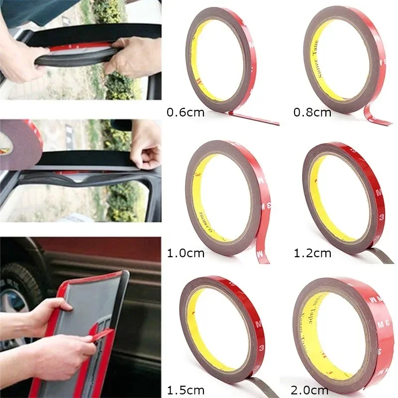 Heavy Duty Double Sided Tape for Car Super Strong Permanent Waterproof Heat Resistant Adhesive Sticker Auto Accessories