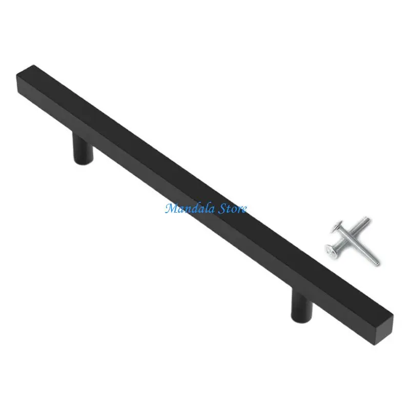U2JC Drawer Pulls Dressers Knob Cupboard Handle Square Bedside Cabinet Pull
