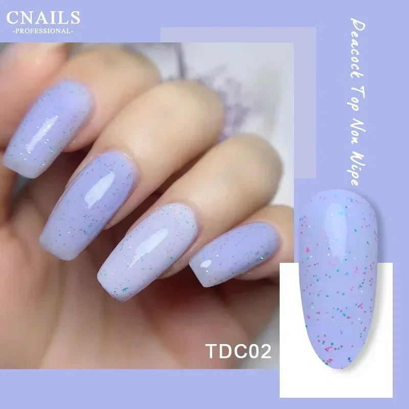 DEROI Nail Polish Top Coat Glue 8ml No Wipe Top Coat Glitter Nail Art Accessories UV Gel Varnish Soak Off Matte Topcoat