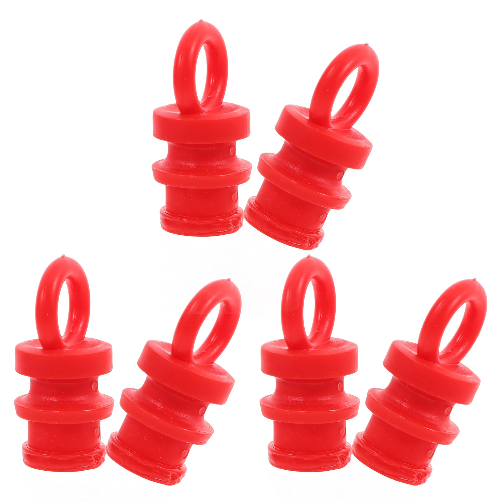 

6Pcs Rubber Caps Decorative Post Toppers Multifunctional Guardrail Covers Easy Install Outdoor Warning Post Accessories