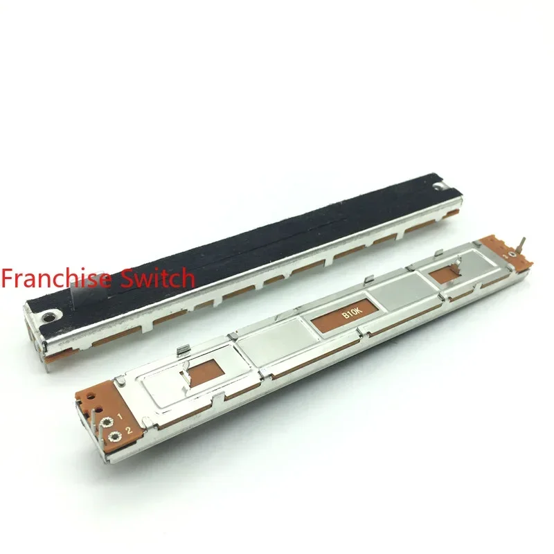 10PCS Total Length Of Sliding Potentiometer 128MM Stroke 100MM B10K  × 2. Tuner Slide Pusher