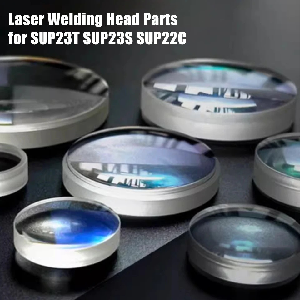 Fiber Laser Collimatorr & Focus Lens D20x4.5 F150/200/400 JGS1 / JGS2 / HQ (Quartz Fused Silica)Handheld Laser Welding Head
