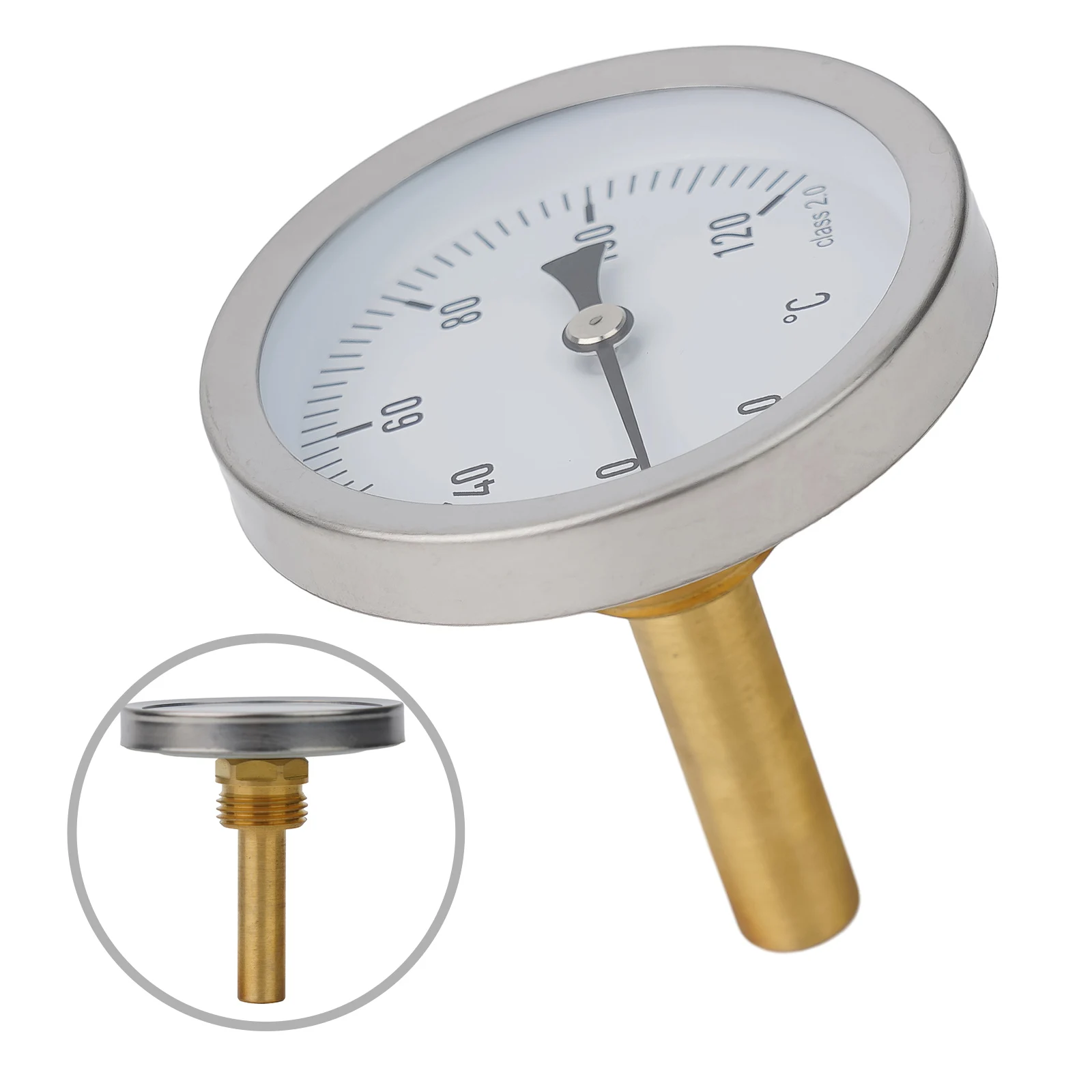 Thermometer With Immersion Sleeve 1/2