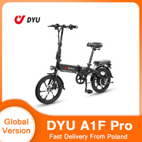 DYU A1F Pro Electric Bike 250W Brushless Motor 36V 7.5AH Lithium Battery Electric Bicycle Folding 16 Inch Tire Adult Mini E-bike