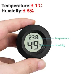 Digital Hygrometer Thermometer LCD Mini Temperature Humidity Meter Reptile Gauge