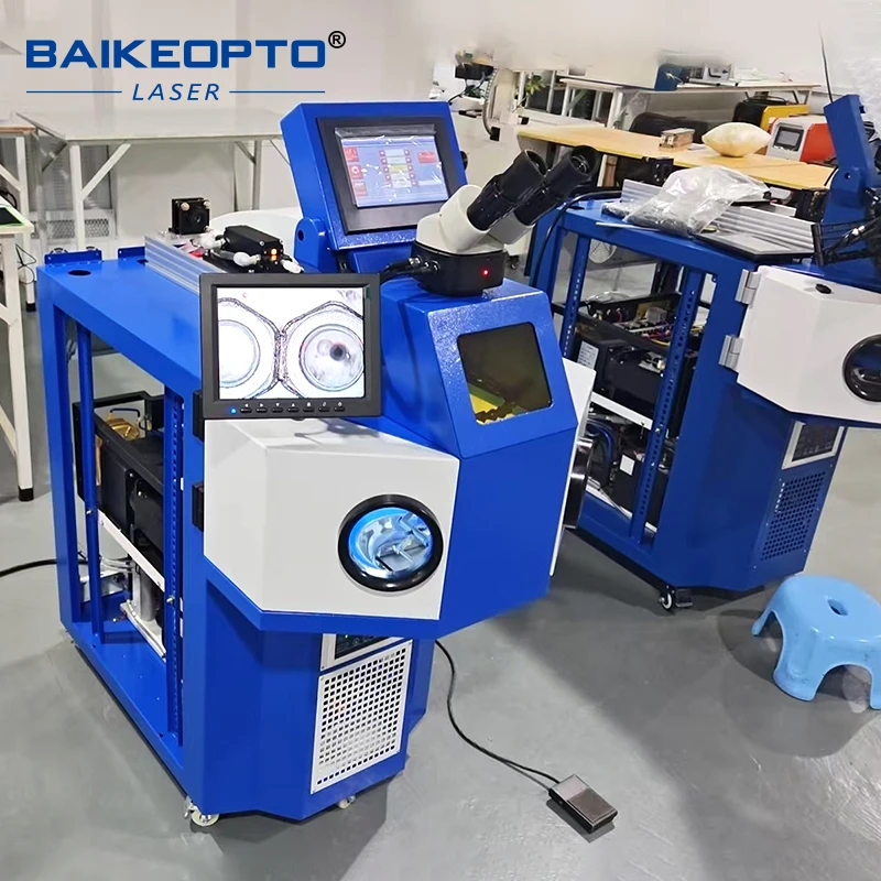 BK‑YJW300 300W Laser Spot Welding Machine Jewellery Repair Welder for Ring Broken Chain Earring Bangle