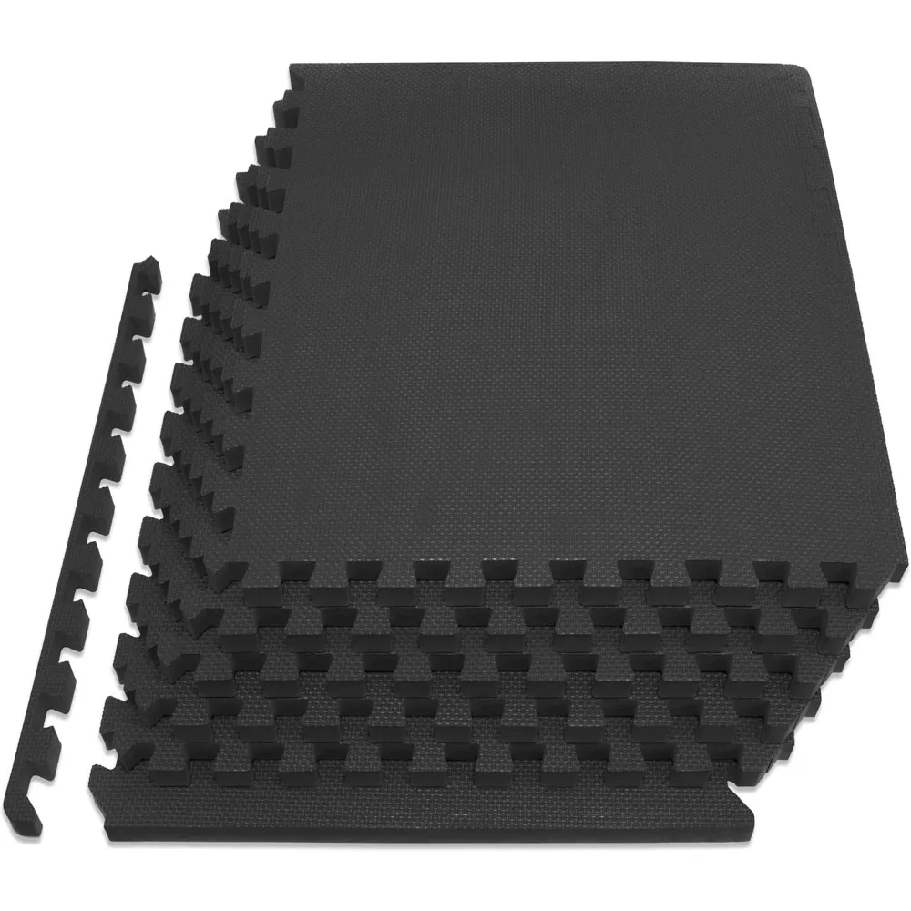 Extra Thick Puzzle Exercise Mat,EVA Foam Interlocking Tiles for Protective,Cushioned Workout Flooring for Home and Gym Equipment