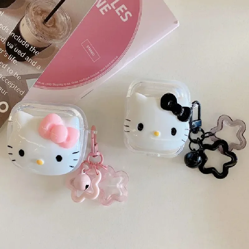 Hello Kitty применяет наушники airpods pro2, защитный телефон, мультяшный дизайн 2/3 поколения, наушники Apple Bluetooth, зарядка, телефон