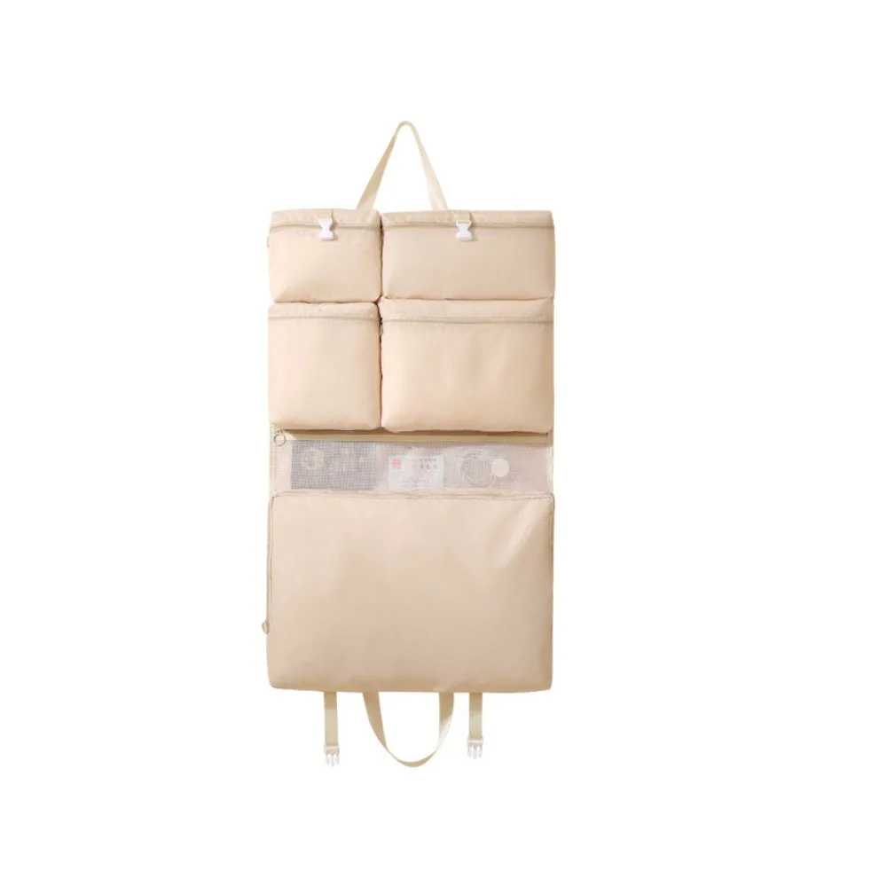 Sac de voyage suspendu 6-en-1/8-en-1 avec plusieurs poches, sac à main de voyage, sac de rangement pliable anti-humidité et anti-poussière, rangement pour maquillage
