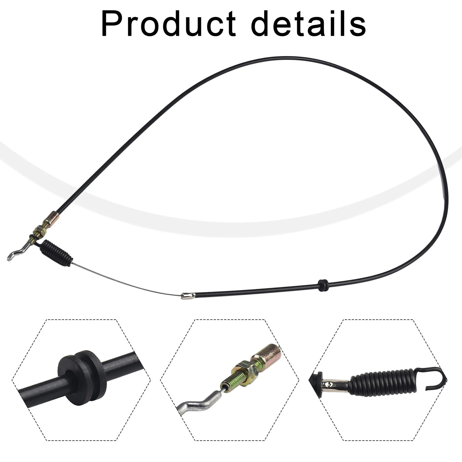 1pcTrimmer Drive Cable For Bowden 464 484 534 TR 81001143 1136-0722-01 Metal Lawn Mower Cropper Cable Garden Power Tools