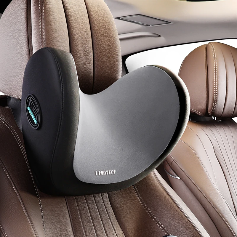 Car Neck Headrest Pillow Rest Head Lumbar Support Cushion Auto Memory Foam Slow Rebound Guard Head Restraint Universal