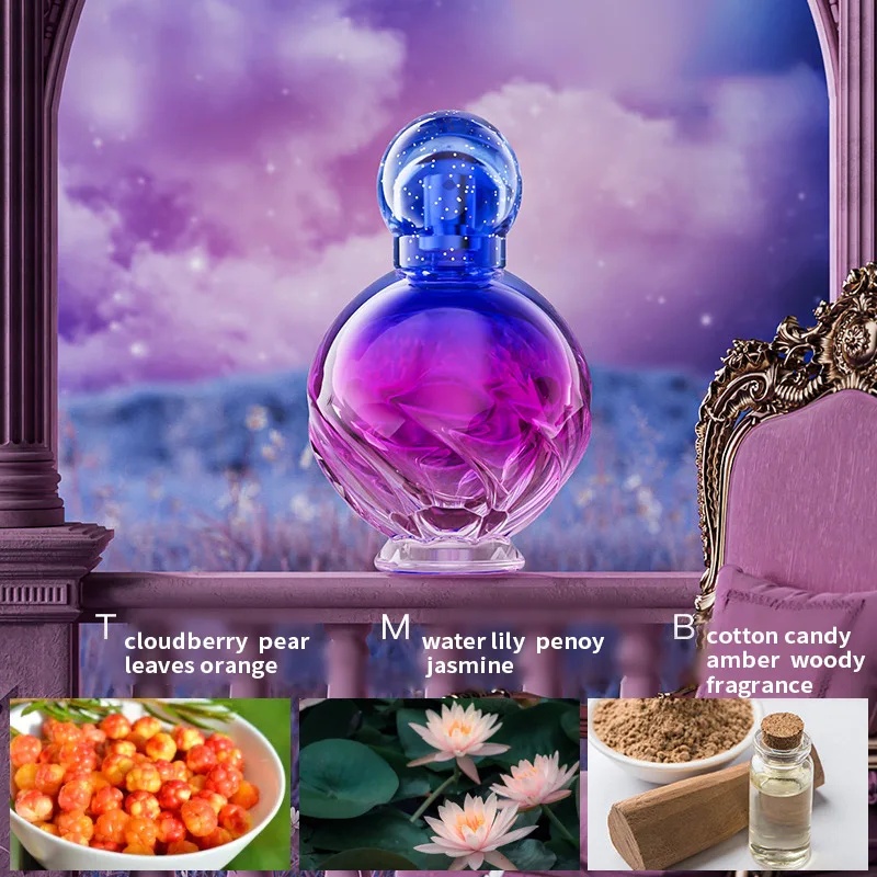 กลิ่นหอมดอกไม้ Dream Garden น้ําหอม Peony Jasmine Cream Last Fresh Body สเปรย์น้ําหอม Women's Vitality Charm น้ําหอม 30ml