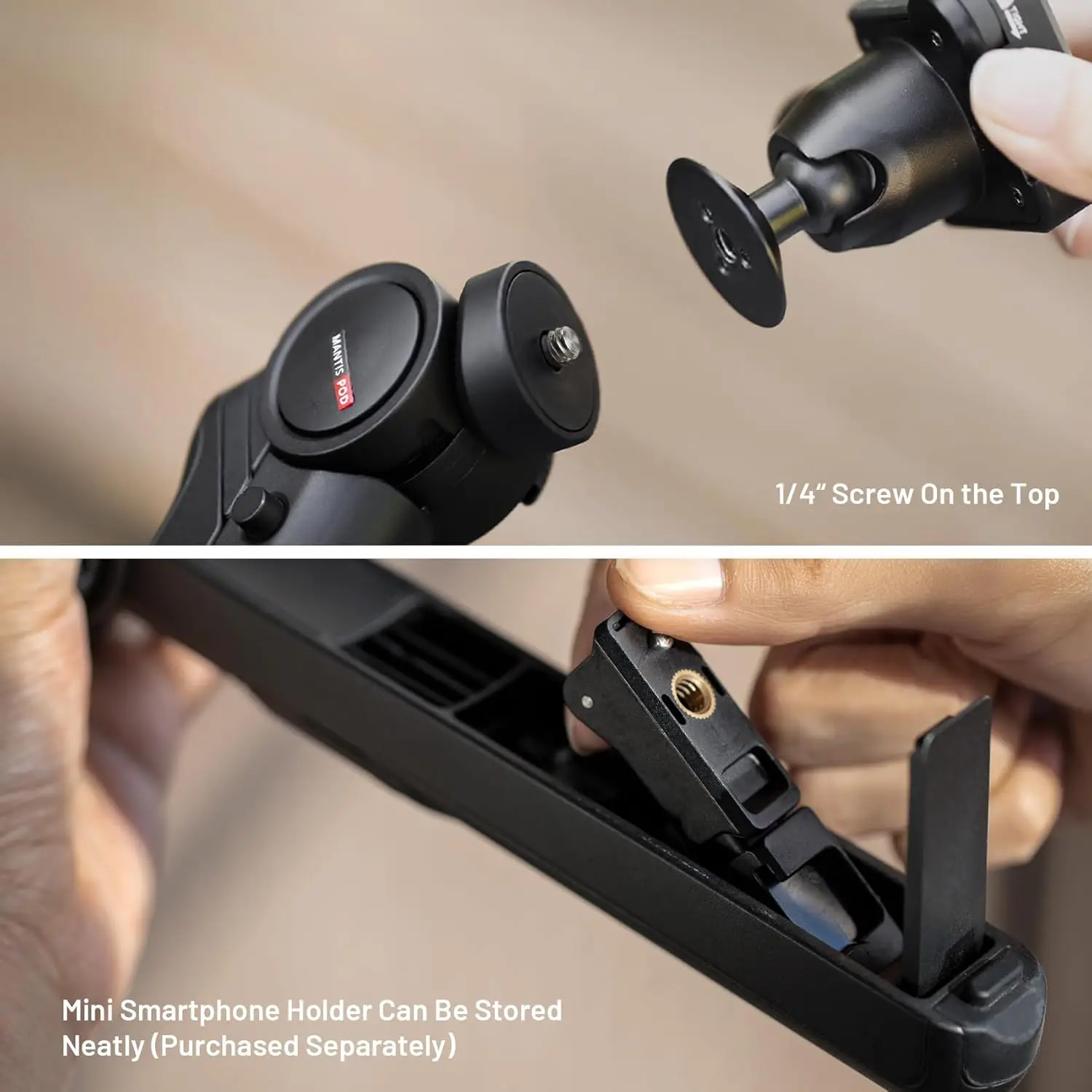 スマホアクセサリー PGYTECH MANTISPOD 2.0 PGYTECH MANTISPOD 2.0 Bluetooth Mini Camera Vlogging Tripod|6