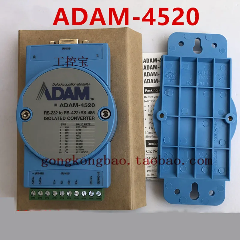 Imagem -03 - Módulo Rs232 a 422 485 Conversor Serial Adam-4520-f Isolamento Adam4520