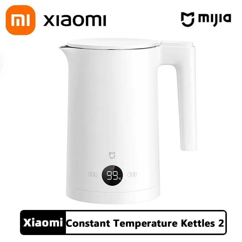 XIAOMI MIJIA Electric Kettle 2 Constant Temperature LED Temperature Display 1800W Temperature Regulation 12H Heat Preservation