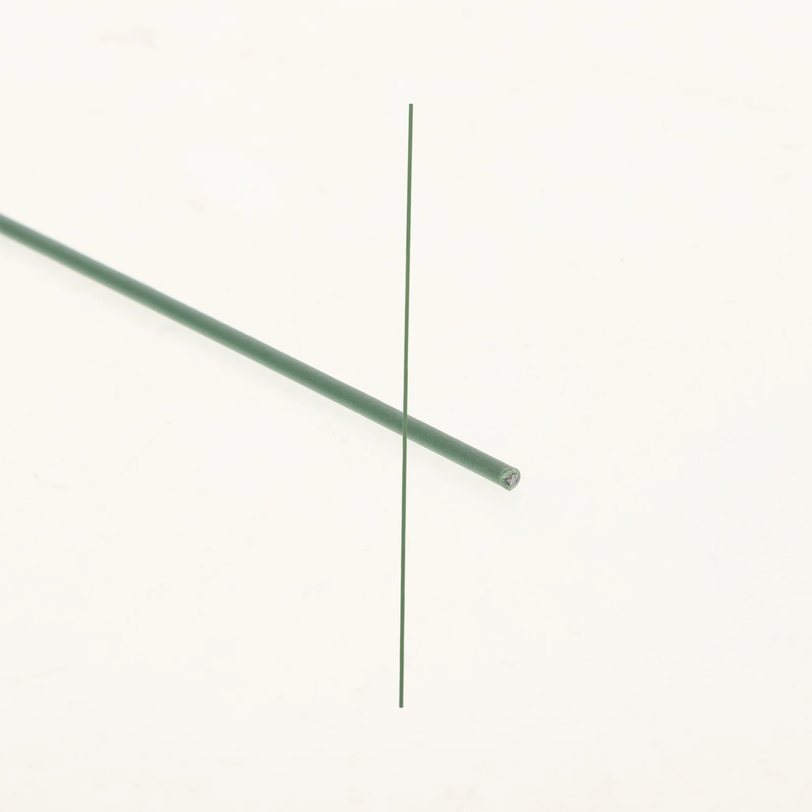 

100 pcs 30Cm Artificial Flower Stem Fake Plant Stake Floral Wire For Diy Wedding Bouquet Handmade Branch Green Plastic Coated
