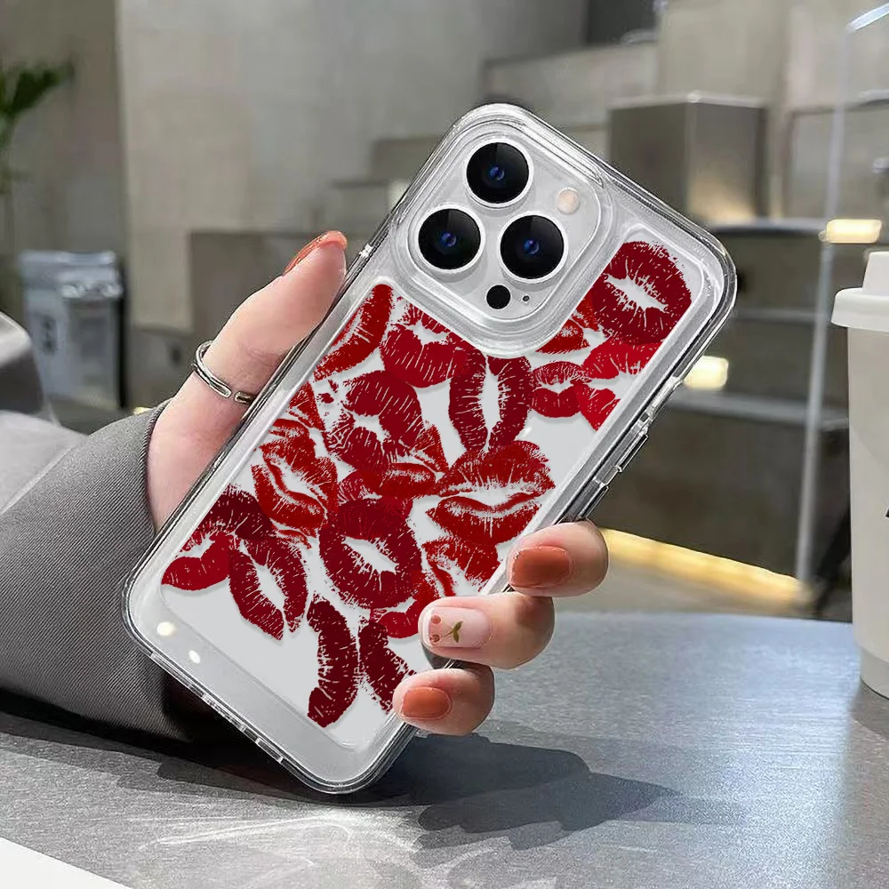 Case Sexy Girl Red Lips Case For Huawei P30 P40 P60 P50 Pro Case Honor 90 100 80 70 60 50 30 Pro Mate 40 50 Pro Nova 8 Pro Cover