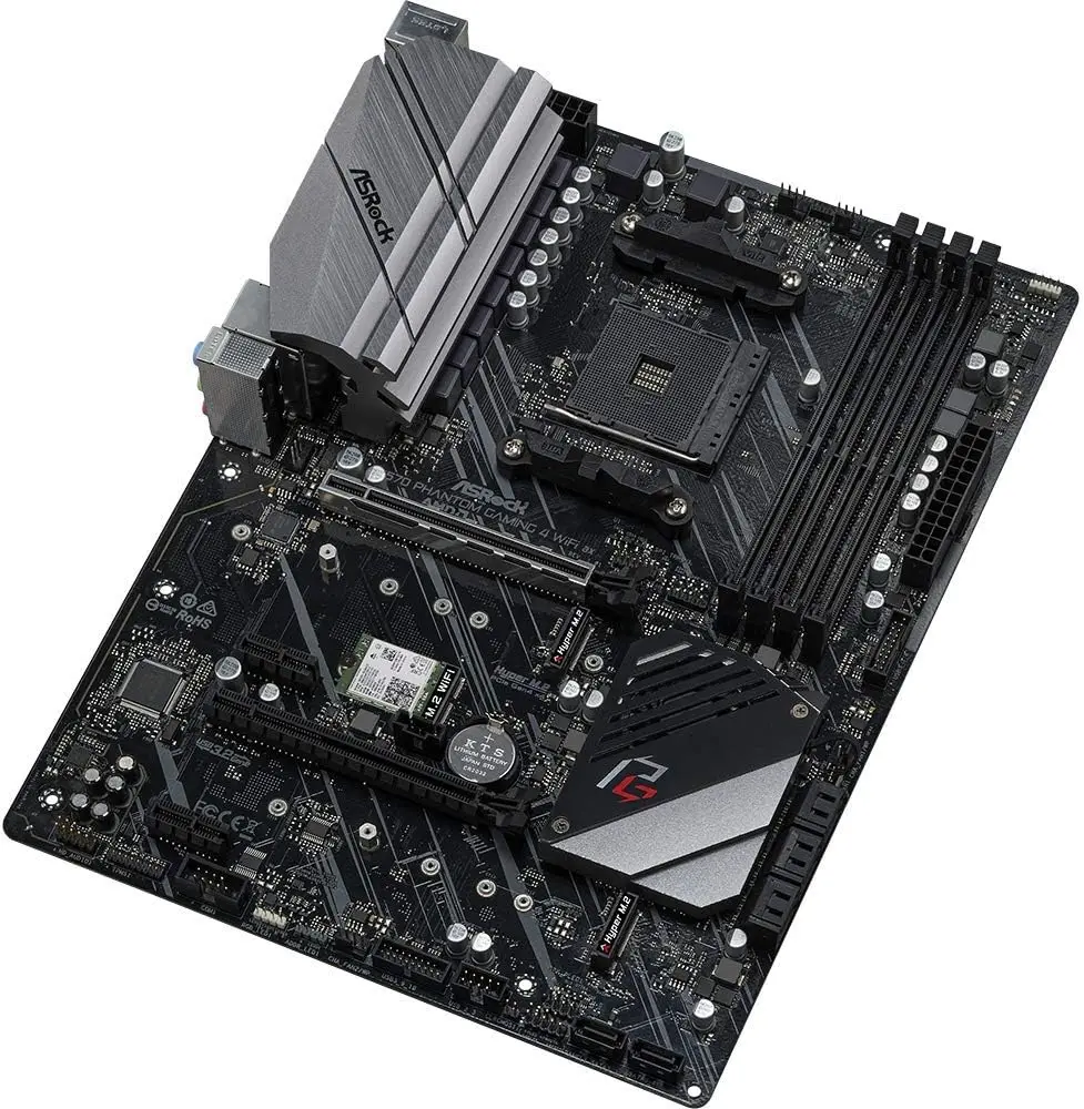 ASRock X570 Phantom Gaming 4WiFi ax placa base AM4 AMD X570 DDR4 128GB PCI-E 4,0 متوافق مع Ryzen 5 5600X 4100 1600 3600 وحدة المعالجة المركزية