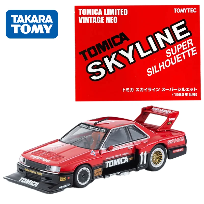 TAKARA TOMY TOMYTEC TLV Skyline супер силуэт SKYLINE 1982 металлическая модель автомобиля под давлением подарки