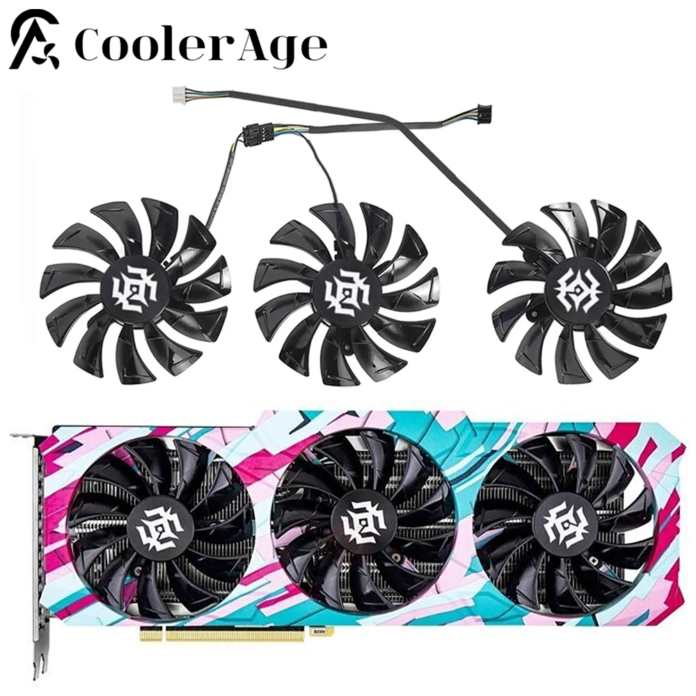 

Вентилятор для видеокарты ZOTAC RTX 3090 3080 3070 3060Ti X Gaming OC, новый RTX3090 RTX3080 RTX3070 RTX3060Ti, охлаждающий графический вентилятор