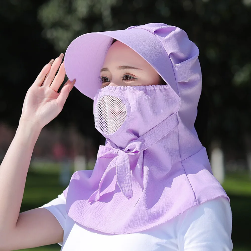 Face-Covering Riding Supplies Women Rechargeable Wide Brim Neck With Fan Sun Shading Cap Cooling Cap Fishing Fan Hat Sun Hat