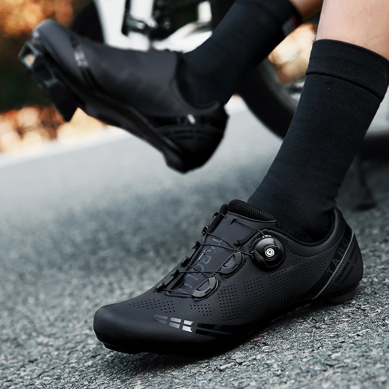 LiXingMing Cycling Shoes Road Bike Men Racing Contest Self-Locking Speed Bicycle Sneakers Women Spd Cleats Cycling Footwear