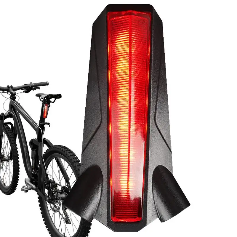 Red Tail Light For Bikes USB Rechargeable Safety Warning Taillight High-Efficiency Cycling Accessories Long-Lasting For Mountain