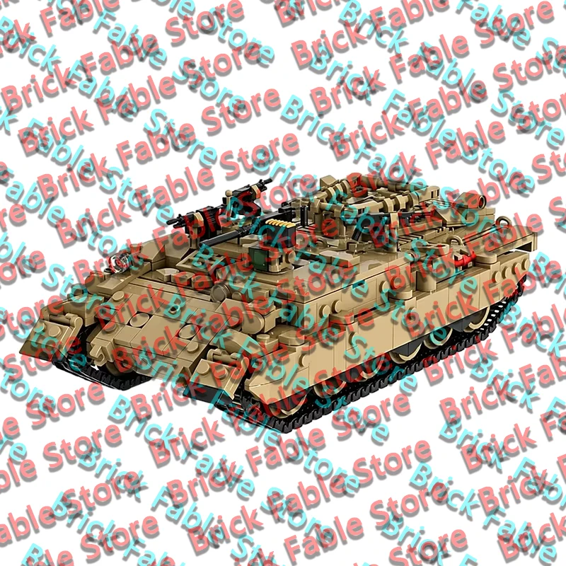 qwert Armored Personnel Carrier Model MOC Building Bricks War Equipment Modular Technology Gifts Holiday Assemble Children Toys