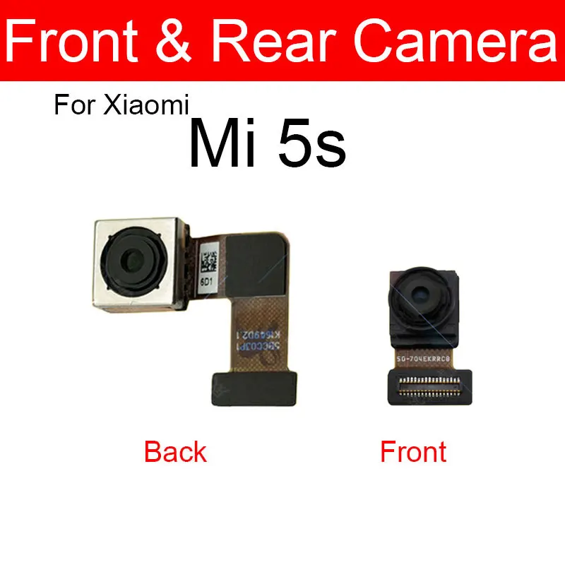 Rear & Front Camera Module For Xiaomi Mi 5 5c 5s 5X Plus 6 6X Facing Camera Back Main Camera Flex Cable Replacement Repair Parts